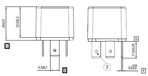 Productbeeld voor Relais, radiateurventilator