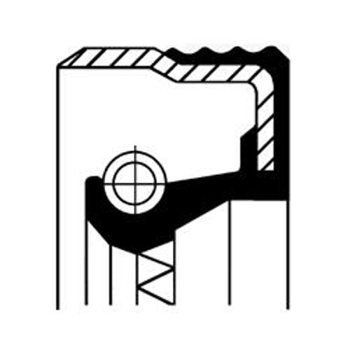 Productbeeld voor Dichtingsring, aandrijfas (oliepomp)