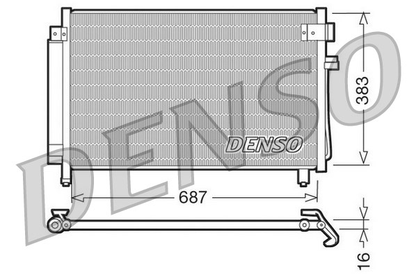 Condensor Airconditioning Von Denso 1731 105847 denso kopen in de aanbieding Condensor Airconditioning Von Denso 1731 105847 denso kopen in de aanbieding