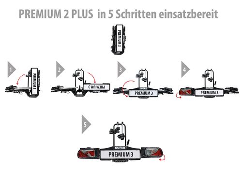 Productbeeld voor EAL fietsendrager Premium II Plus
