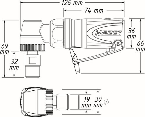 Productbeeld voor Staafslijper (perslucht)