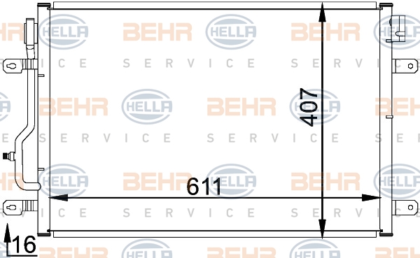 Condensor Airconditioning Von Hella 1730 3720 hella kopen in de aanbieding Condensor Airconditioning Von Hella 1730 3720 hella kopen in de aanbieding