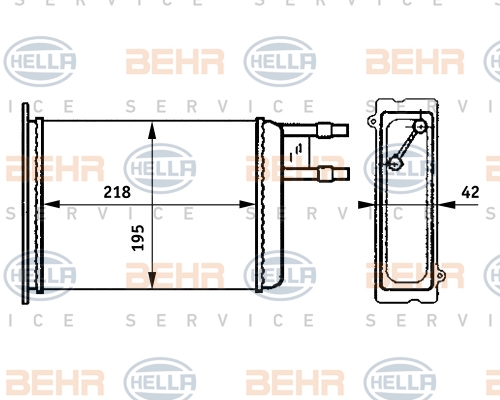 Kachelradiateur Interieurverwarming Von Hella 1710 7533 hella kopen in de aanbieding
