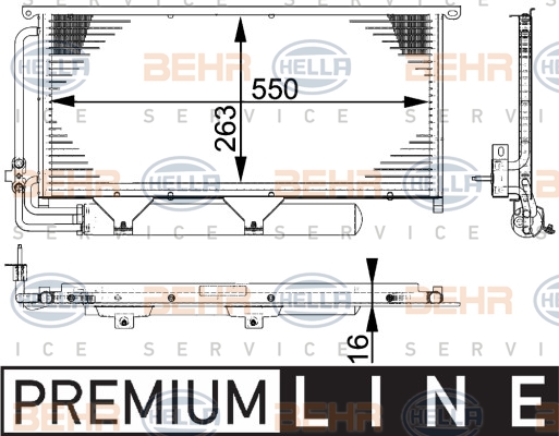 Condensor Airconditioning Von Hella 1730 3882 hella kopen in de aanbieding Condensor Airconditioning Von Hella 1730 3882 hella kopen in de aanbieding