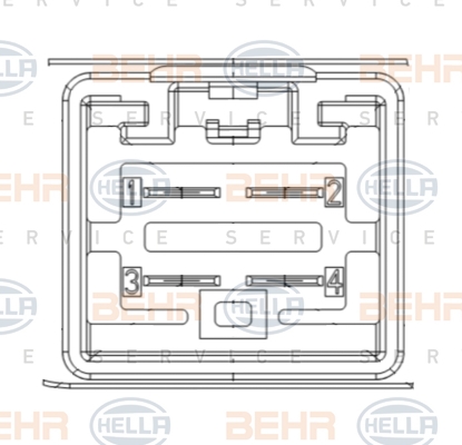 Weerstand Interieurventilator Von Hella 1730 117670 hella kopen in de aanbieding