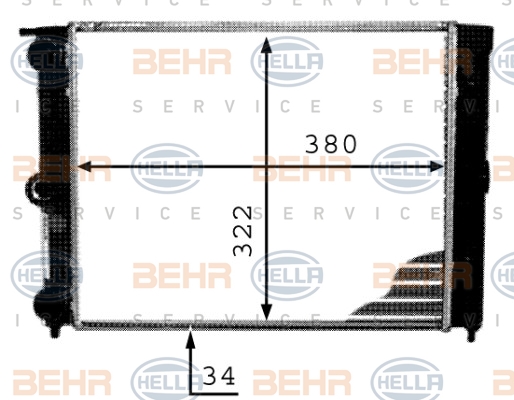 Radiateur Von Hella 1710 6281 hella kopen in de aanbieding Radiateur Von Hella 1710 6281 hella kopen in de aanbieding