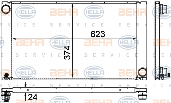 Radiateur Von Hella 1710 6680 hella kopen in de aanbieding Radiateur Von Hella 1710 6680 hella kopen in de aanbieding