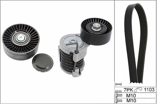 Productbeeld voor Poly V-riem set