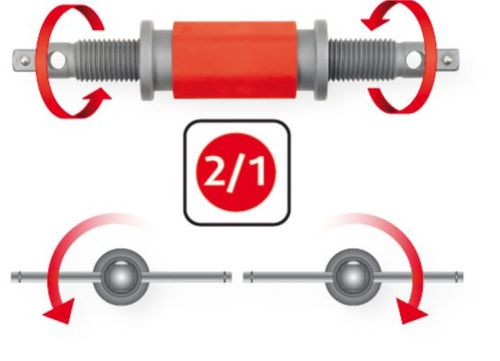 Productbeeld voor Draai- / bijstelgereedschapsset, remklauwzuiger