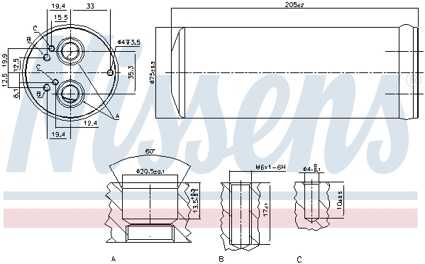 Droger Airconditioning Von Nissens 1730 11302 nissens kopen in de aanbieding Droger Airconditioning Von Nissens 1730 11302 nissens kopen in de aanbieding