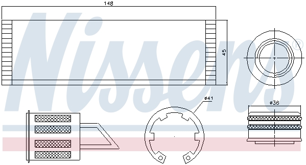 Droger Airconditioning Von Nissens 1730 11407 nissens kopen in de aanbieding