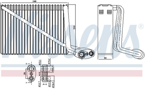Productbeeld voor Verdamper, airconditioning