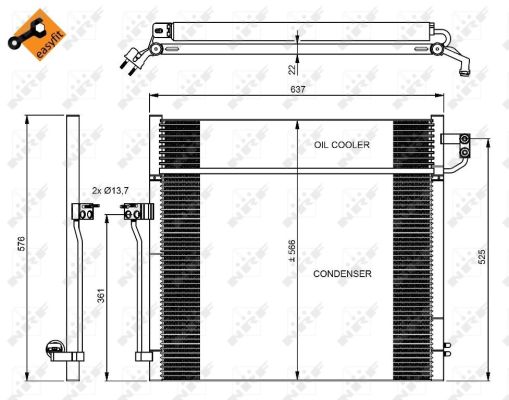 Condensor Airconditioning Von Nrf 1731 102987 nrf kopen in de aanbieding Condensor Airconditioning Von Nrf 1731 102987 nrf kopen in de aanbieding