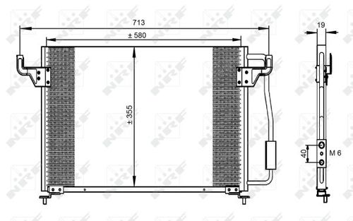 Productbeeld voor Condensor, airconditioning EASY FIT