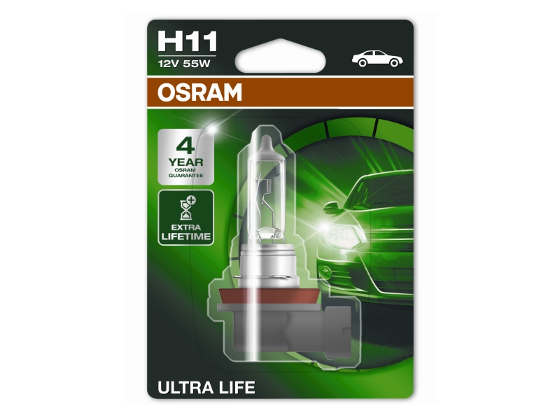 Gloeilamp H11 Ultra Life 55W 12V 1 St Von Osram 1080 2966 osram kopen in de aanbieding