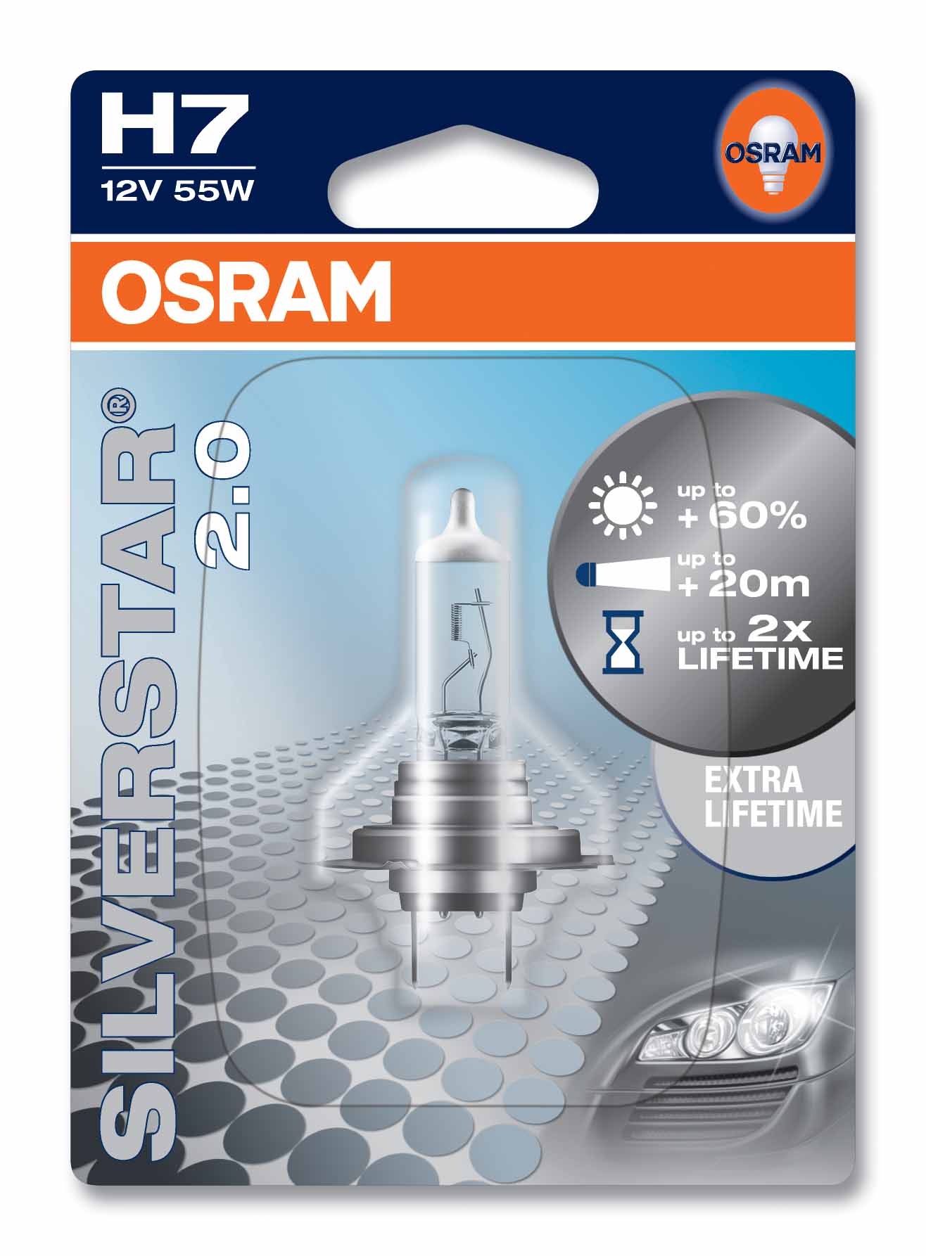 Gloeilamp H7 Silverstar 20 55W 12V 1 St Von Osram 1080 2938 osram kopen in de aanbieding Gloeilamp H7 Silverstar 20 55W 12V 1 St Von Osram 1080 2938 osram kopen in de aanbieding
