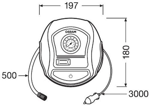 Productbeeld voor Bandenspanningsmeter/-pomp