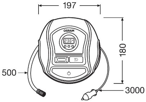 Productbeeld voor Bandenspanningsmeter/-pomp