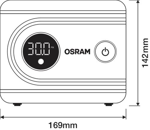 Productbeeld voor Bandenspanningsmeter/-pomp