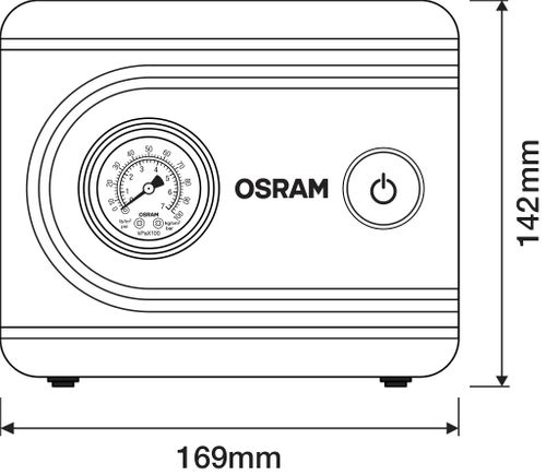 Productbeeld voor Bandenspanningsmeter/-pomp