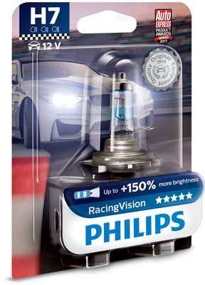 Gloeilamp H7 Racingvision 55W 12V 1 St Von Philips 1080 3021 philips kopen in de aanbieding