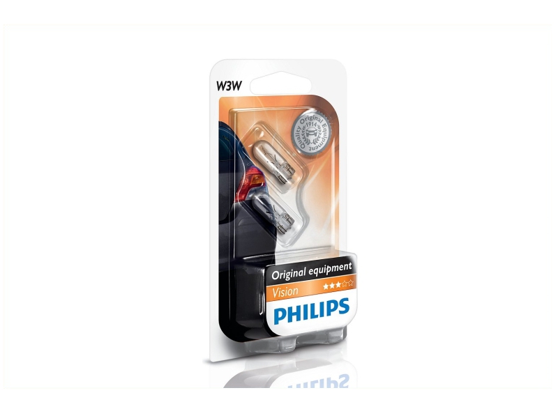 Glassokkellamp W3W 12V 2 Stuks Von Philips 1080 2761 philips kopen in de aanbieding
