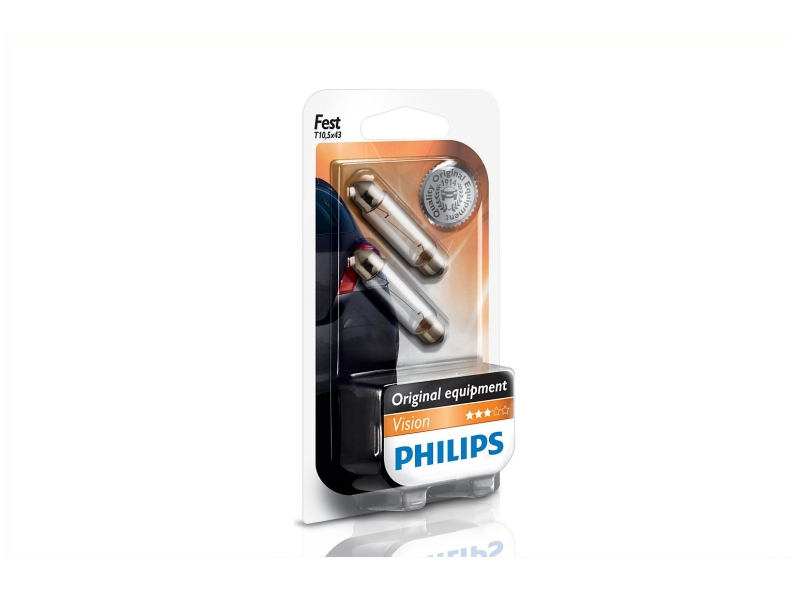 Buislamp 10W 12V 2 St Von Philips 1080 2775 philips kopen in de aanbieding