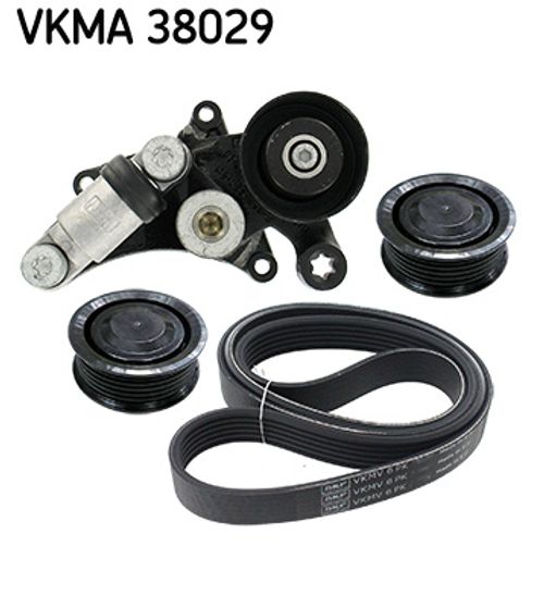 Productbeeld voor Poly V-riem set