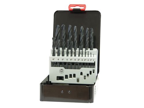 Productbeeld voor HSS-set in metalen cassette (19-delig)