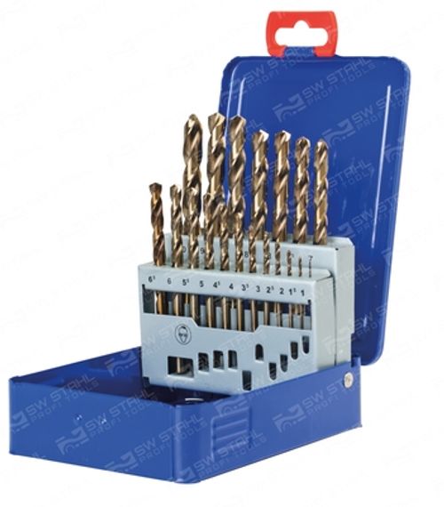 Productbeeld voor Set metalen spiraalboren