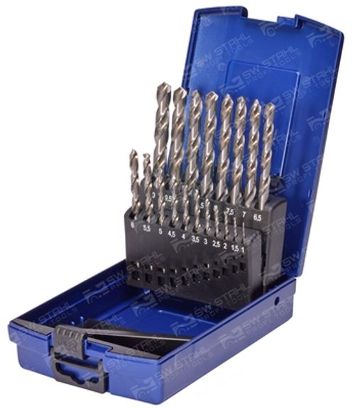 Productbeeld voor Set metalen spiraalboren
