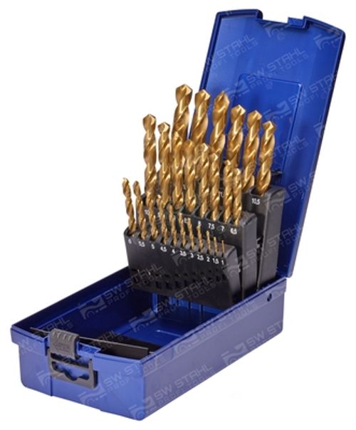 Productbeeld voor Set metalen spiraalboren