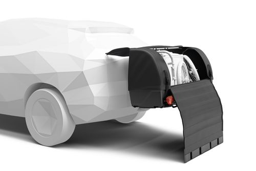 Productbeeld voor Transportbox, trekhaakdrager