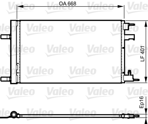 Condensor Airconditioning Von Valeo 1731 1231 valeo kopen in de aanbieding Condensor Airconditioning Von Valeo 1731 1231 valeo kopen in de aanbieding